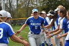 Softball vs Emerson 1  Wheaton College Softball vs Emerson in game 1 of a doubleheader. - Photo By: KEITH NORDSTROM : Wheaton, Softball